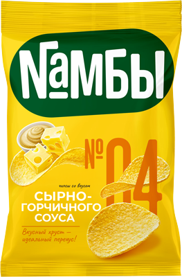 Чипсы картофельные «NAMБЫ» со вкусом сырно-горчичного соуса 70 г