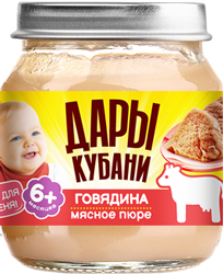 Пюре из говядины, 90 г