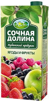 Сокосодержащий напиток из смеси ягод и фруктов 0,95 л