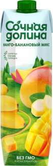 Сокосодержащий напиток из яблок, банана и манго 0,95 л